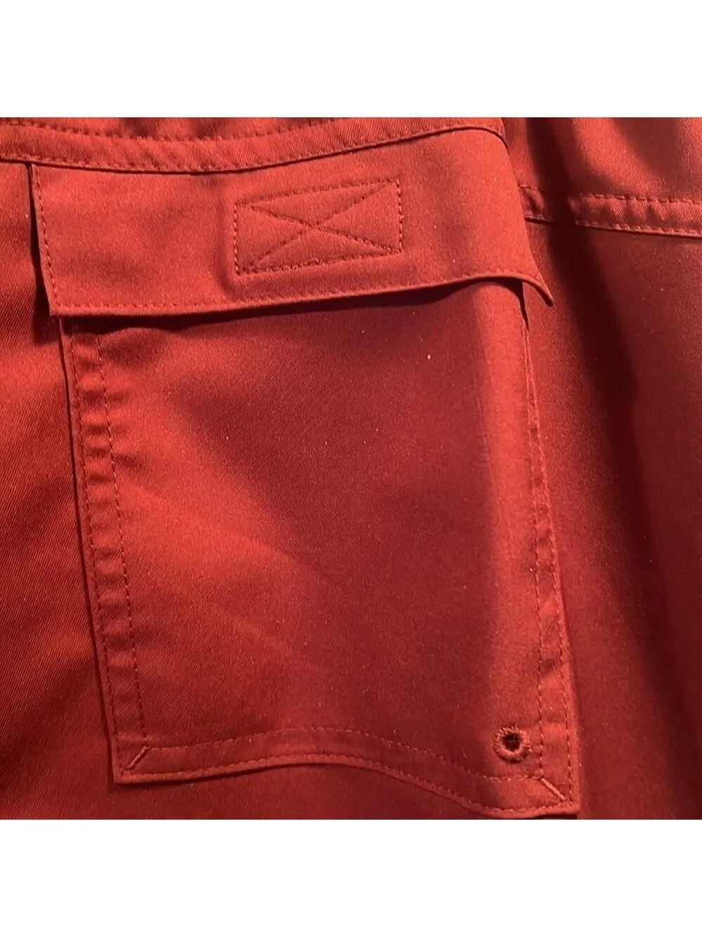 DSG Men’s Recreation Shorts, Size 2XL, Waist 22”, Length 18”, Deep Brick Color